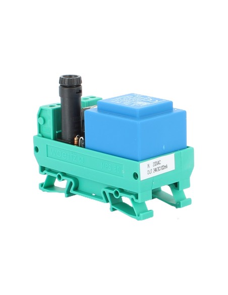 Woertz 45220C/2 Miniature Regulated Power Supply th 35 230v ac 24vdc